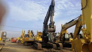 Excavatrice sur chenilles Volvo EC360DL avec godet de terrassement, matériel de construction - Product Image 2