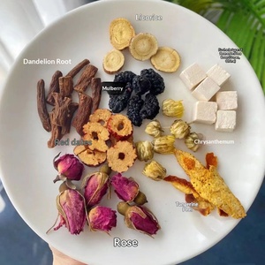 Tisane bien-être en sachet individuel : Mélange <span class=keywords><strong>de</strong></span> pissenlit, rose, écorce <span class=keywords><strong>de</strong></span> mandarine vieillie et Poria Cocos - Product Image 2
