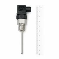Hirschmann Plug PT100 RTD Temperature Sensor WZP G1/2 Thread Stainless Steel Probe OEM ODM IP65 Water Oil Pipeline Industrial