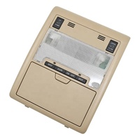 Console de toit intérieure de voiture Maictop avec étui à lunettes, éclairage LED pour la lecture de cartes, interrupteur de toit ouvrant pour TOYOTA Land Cruiser Série 200 2008-2020