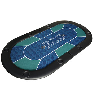 Texas Hold'em pliable de haute qualité, 181x92x4cm, personnalisé Texas Hold'em deux plis avec <span class=keywords><strong>tissu</strong></span> imperméable, disponible en 4 couleurs, livraison gratuite - Product Image 6