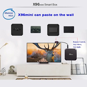 X96 TV Box Mini Smart Android 9.0, TV Box RAM 1GB ROM 8GB Quad Core H313 4K 3D 30tps WiFi 2.4GHz H.265 VP9 30tps 2.4GHz 4K