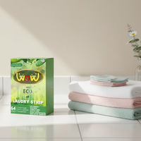 Tablettes de lessive biodégradables naturelles, formule pure, protection de la couleur, élimination des taches, feuilles de détergent à lessive, OEM ODM