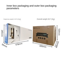 Système de douche thermostatique moderne de luxe mural avec pommeau de douche pluie, douchette à main et bec de baignoire