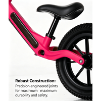 Nylon 12 pouces avec lumières et musique vélo d'équilibre pour enfants pneu en caoutchouc gonflable pour enfants manufacture chinoise