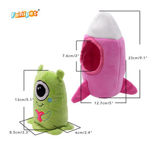 Famipet Custom <span class=keywords><strong>Alien</strong></span> Series Design Funny muslimsoft farcito peluche Pet Toy Squeaky <span class=keywords><strong>Dog</strong></span> Toy - Product Image 2