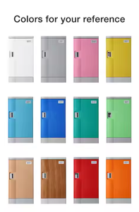 Casier de rangement moderne, petites boîtes de rangement, armoire de rangement en plastique ABS avec porte pour les lieux à fort trafic comme les usines et les gymnases - Product Image 6