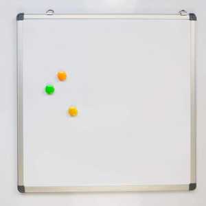 Cadre en aluminium tableau blanc magnétique effaçable à sec tableau de densité tableau blanc magnétique double face - Product Image 1