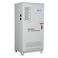 Stabilisateur de tension servo à relais triphasé statique WF.EL TNS 50 kVA, entrée AC 220 V, régulateur de tension automatique SVC avec affichage numérique