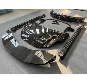 Accessoires de voiture Ensemble complet de jupe latérale Lèvres avant arrière Spoiler de pare-chocs <span class=keywords><strong>Kit</strong></span> de carrosserie en fibre de carbone pour ZEEKR 001 - Product Image 1