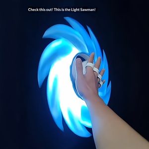 Cuchilla de luz giratoria con diseño de Caperucita Roja, juguete creativo de plástico impreso en 3D para niños - Product Image 2