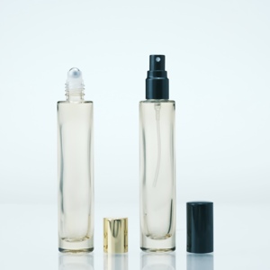 15ml CS Square Glass Model Luxury Thick Bottom Glass Perfume <b>Bottle</b> Portable <b>Mini</b> Men Women <b>Spray</b> Roll-on Customized Logo - Product Image 5