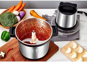 Máquina Eléctrica de Acero Inoxidable para Triturar Fufu y Ñame, Tendencia 2026, Picadora de Carne de Gran Capacidad (6-8L) para Uso Doméstico - Product Image 6