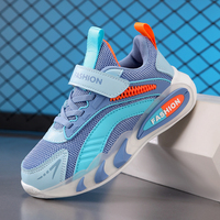 Chaussures de sport respirantes Cema à boucle pour grands enfants, en maille souple et ajourée, décontractées, pour l'école primaire, idéales pour la course à pied