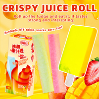 Bulk Chewy Sweet Yogurt Flavored Multicolor Rainbow Swirl Rolled Gummy Candy Blocks Soft Jelly Sweets