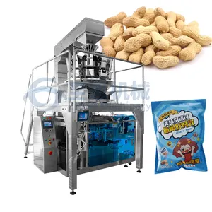 Full Automatic Premade Stand Pouch Bag Chestnut Peanut Cashew Nuts Doypack Packaging Packing Machine