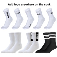 Chaussettes de sport athlétiques HEPOLILO personnalisées avec logo de basketball, pour hommes et femmes, idéales pour la course et les activités de plein air
