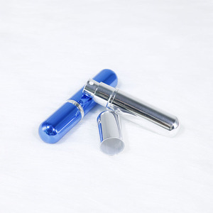 Stock 5ml Round Refillable <strong>Perfume</strong> Atomizer Mini Aluminum Glass <strong>Spray</strong> <strong>Bottle</strong> Empty Portable <strong>Perfume</strong> <strong>Bottle</strong> with Pump Sprayer - Product Image 3