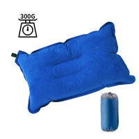 Oreiller gonflable pliable en TPU pour le camping et les voyages en avion - Léger, portable, double valve, utilisable en toutes saisons