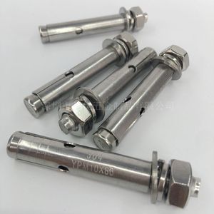 304 Stainless Steel Expansion Bolt M6x60 80 Barrel Hardware <b>Clamp</b> For General Industry - Product Image 5