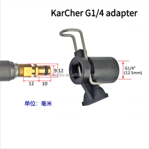 Adaptateur <span class=keywords><strong>de</strong></span> connecteur à changement rapide pour les tuyaux <span class=keywords><strong>de</strong></span> lavage à haute pression Nilfisk, Bosch et <span class=keywords><strong>Karcher</strong></span>, et les pistolets à eau pour le lavage <span class=keywords><strong>de</strong></span> voitures G1/4" F - Product Image 5
