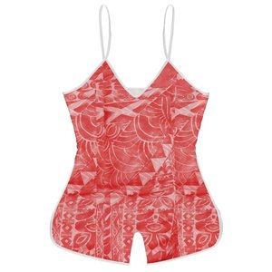 Prezzo all'ingrosso stile tropicale hawaiano <span class=keywords><strong>donna</strong></span> <span class=keywords><strong>oversize</strong></span> canotta Shorts sera festa Sexy tuta di alta qualità - Product Image 3