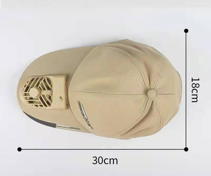 Sombreros de sol con ventilador portátil, batería recargable, para viajes al aire libre, Béisbol C a p, refrigeración de verano, carga USB, diversión c a p - Product Image 3