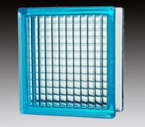 Khối Thủy Tinh Màu Xanh Nhạt Khối Song Song Thiết Kế Nhiều Mây Kích Thước Lớn Hơn Khối Thủy Tinh Cho Tường Ngoài - Product Image 5