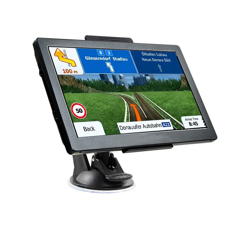 נייד משאית ואן רכב נהיגה gps ניווט 7 אינץ 8GB 256M קיבולי מסך מגע קמפינג רכב gps navigator אירופה מפת שבת