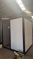 Remorque de toilettes mobiles de luxe pliable et personnalisable : Sanitaire portable avec douche, WC et chauffage/climatisation, idéal pour les événements