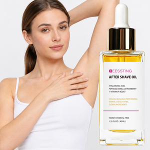 Aceite para Después del Afeitado Vegano de Marca Privada, Sin Alcohol, Ecológico, Hidratante, Reparador, Calmante, Reduce la Irritación, Tamaño de Viaje - Product Image 1