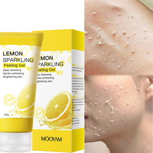 Limón Sparkling Peeling Gel Popular Face Wash Piel Purificante Exfoliante Sebum Clear Pore Care Calmante <span class=keywords><strong>Limpiador</strong></span> facial - Product Image 1