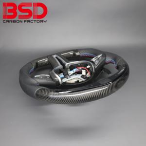 BSD carbonio per <span class=keywords><strong>BMW</strong></span> <span class=keywords><strong>F36</strong></span> F82 425i <span class=keywords><strong>Gran</strong></span> <span class=keywords><strong>Coupe</strong></span> M4 Custom reale LED Racing in fibra di carbonio volante BSD Custom volante a LED - Product Image 6