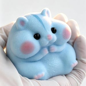 ของเล่นแฮมสเตอร์บีบได้ทำมือ Taba Squishy - ของขวัญบรรเทาความเครียดสุดน่ารัก สมจริง ช่วยผ่อนคลายประสาทสัมผัส - Product Image 5