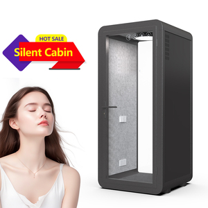 <b>Soundproof</b> <b>Booth</b> Office Home Use Prefabricated <b>Soundproof</b> Rooms 3C Certified Toughened Glass Easy to Install Portable - Product Image 2