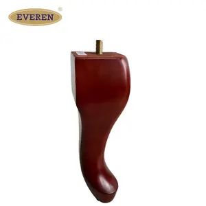 EVEREN Caucho Madera Muebles Gabinete Patas