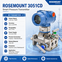 Transmetteur de pression différentielle Rosemount 3051CD, capteur de pression industriel intelligent, haute précision, communication HART