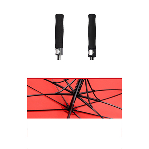 Parapluie de golf personnalisé avec logo, 30 pouces, simple, ventilé, coupe-vent, imperméable, avec tige en fibre de verre, cadre coloré minimaliste, pliable - Product Image 6