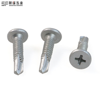 Vis autoperceuses à tête cruciforme 4,8*22mm avec revêtement Ruspert, filetage fin, vis Tek anti-traction et anti-encochure