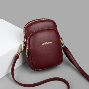 กระเป๋าถือสะพายข้างใบเล็กหนังแท้สำหรับใส่เครื่องสำอาง ความจุเยอะ เหมาะสำหรับใช้ในชีวิตประจำวัน  กระเป๋าสะพายไหล่ผู้หญิง - Product Image 4