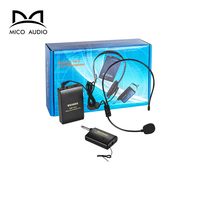 WM-101A Micro-casque sans fil professionnel Plug and Play, microphone FM portable pour l'enseignement en extérieur