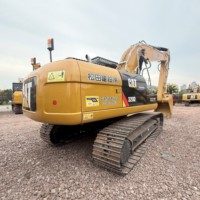 Excavatrice sur chenilles Caterpillar CAT 320D d'occasion, 20 tonnes, d'origine japonaise, faible nombre d'heures de travail, matériel de construction, exportation mondiale