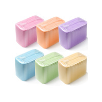Écharpe en papier dentaire multicolore Bavoir médical jetable à trois couches imperméable pour le traitement dentaire