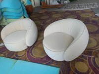 Nouveau fauteuil de loisirs design moderne Wabi Sabi nordique en cuir et tissu capitonné pour la maison, l'hôtel, l'appartement, la villa