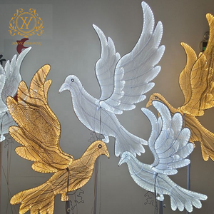 Large Bird Background Lights Peace <strong>Dove</strong> Lights Other <strong>Wedding</strong> <strong>Decoration</strong> Road Guide Light Stand for <strong>Wedding</strong> Aisle <strong>Decoration</strong> - Product Image 6