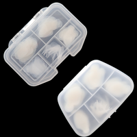 Kit de films réutilisables en PMMA pour ongles, 5 formes (amande, stiletto), pour extension d'ongles, kit de formes pour polygel, gel de construction, outils de nail art, gel double forme