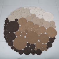 Tapis tapis motif fleur Alfombra Yute maison décorative canapé tapis et tapis salon pour chambre