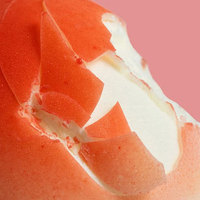En gros Sorbet aux fruits 3D Pêche Fraise, Crème glacée à la pêche la plus délicieuse, Crème glacée virale et célèbre sur internet