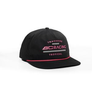 Gorras de Béisbol con Visera Plana de 5 Paneles OEM con Bordado de Nailon, Gorras con Cierre a Presión, Logotipo Personalizado, Deportes, Golf - Product Image 3