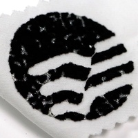 Écusson personnalisé Fer à repasser sur logo 3d Flocage en silicone fusible pour vêtements Sacs Jeans Vêtements Écusson d'étiquette personnalisée bricolage